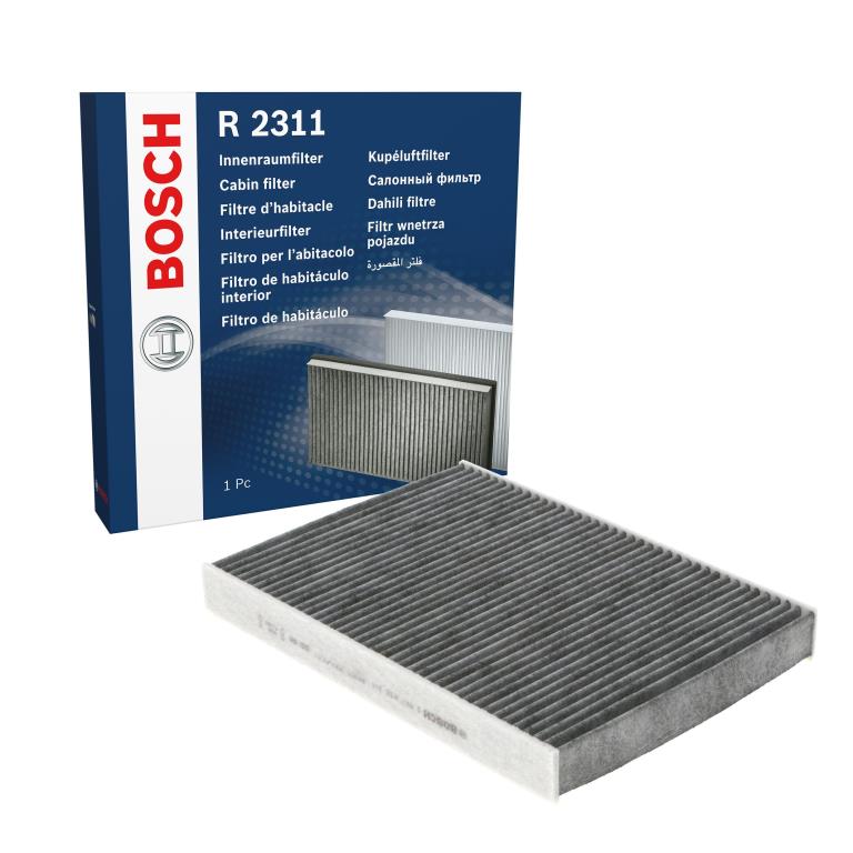 Filtre d'habitacle (Filtre à pollen) BOSCH R2311 - ref. 1 987 432 311
