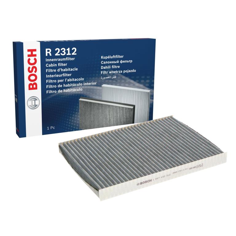 Filtre d'habitacle (Filtre à pollen) BOSCH R2312 - ref. 1 987 432 312