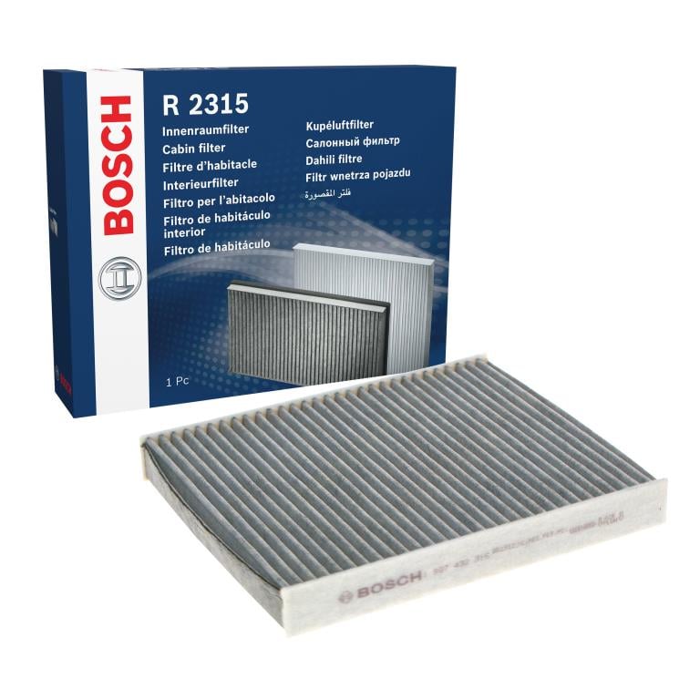 Filtre d'habitacle (Filtre à pollen) BOSCH R2315 - ref. 1 987 432 315