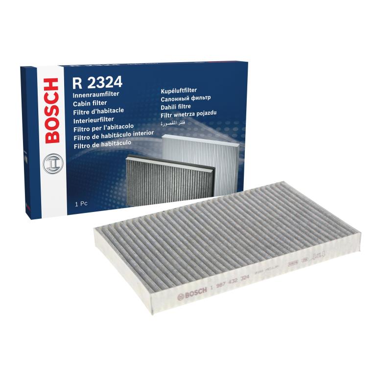 Filtre d'habitacle (Filtre à pollen) BOSCH R2324 - ref. 1 987 432 324