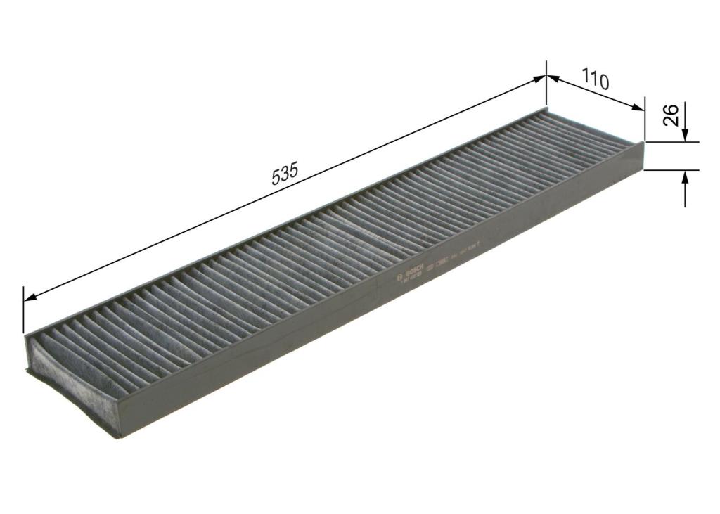 Filtro, aire habitáculo BOSCH R2328 - ref. 1 987 432 328