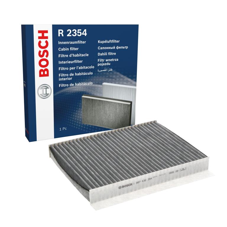 Filtre d'habitacle (Filtre à pollen) BOSCH R2354 - ref. 1 987 432 354