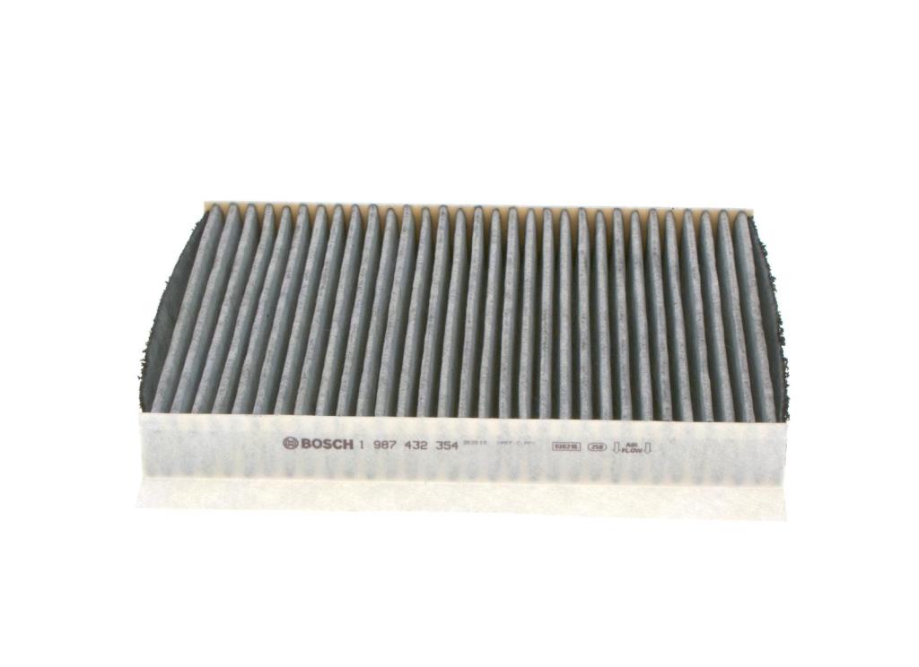 Filtre d'habitacle (Filtre à pollen) BOSCH R2354 - ref. 1 987 432 354