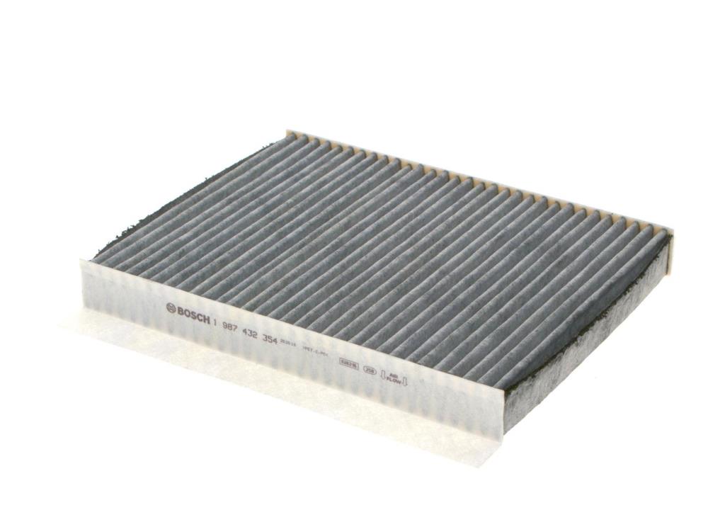 Filtre d'habitacle (Filtre à pollen) BOSCH R2354 - ref. 1 987 432 354