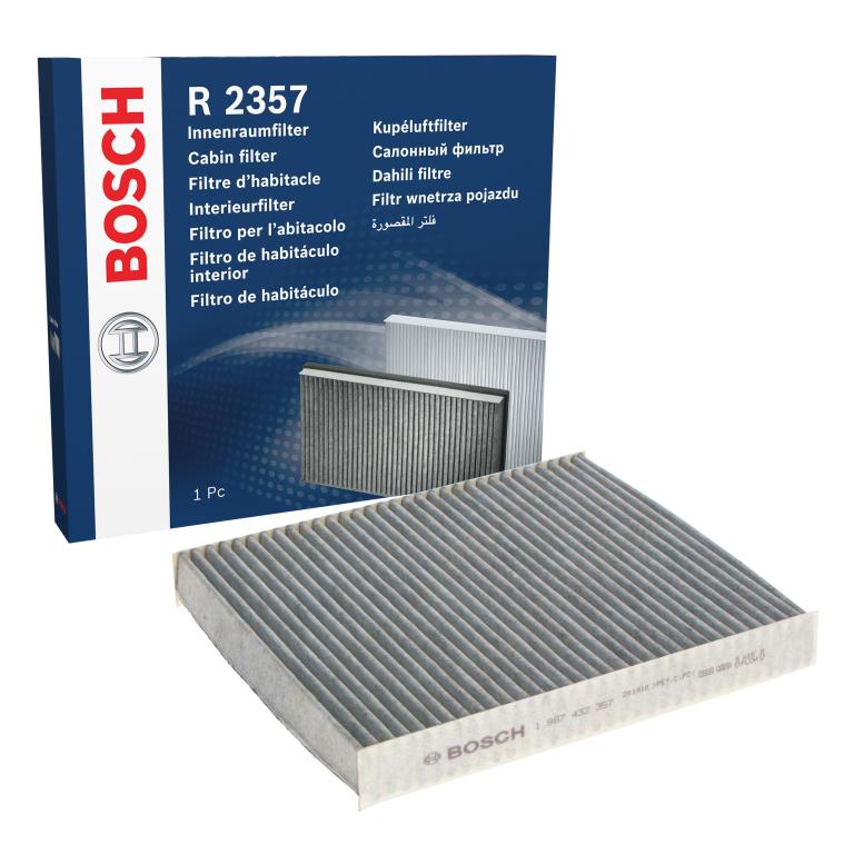 Filtro de habitáculo BOSCH R2357 - ref. 1 987 432 357