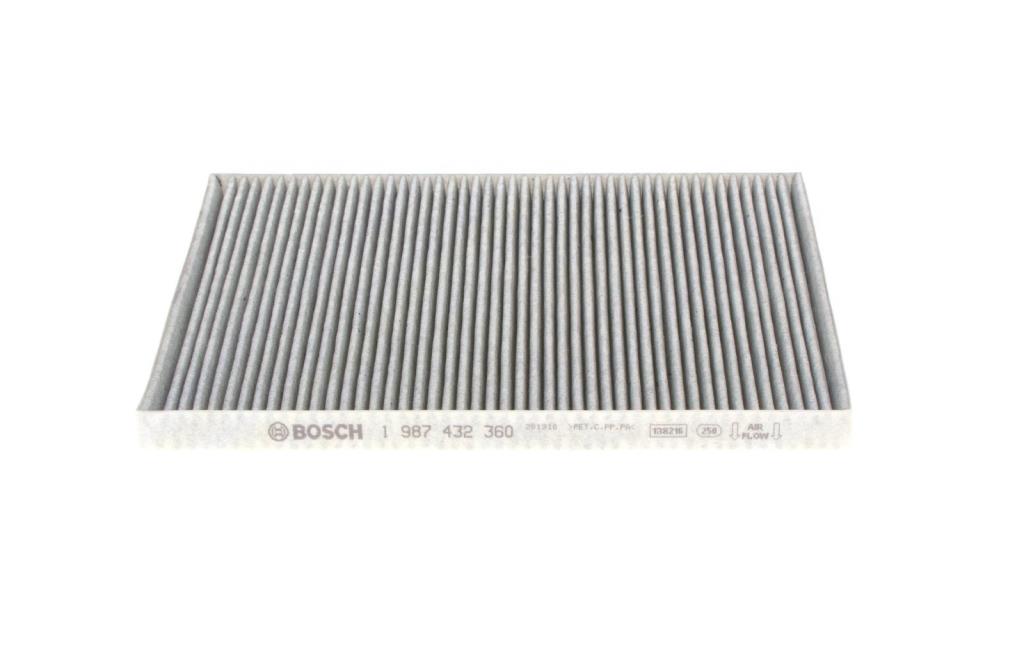 Filtre d'habitacle (Filtre à pollen) BOSCH R2360 - ref. 1 987 432 360