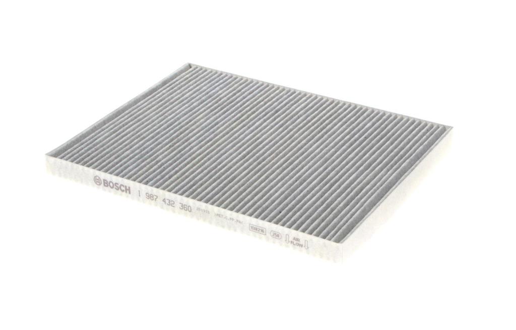 Filtre d'habitacle (Filtre à pollen) BOSCH R2360 - ref. 1 987 432 360