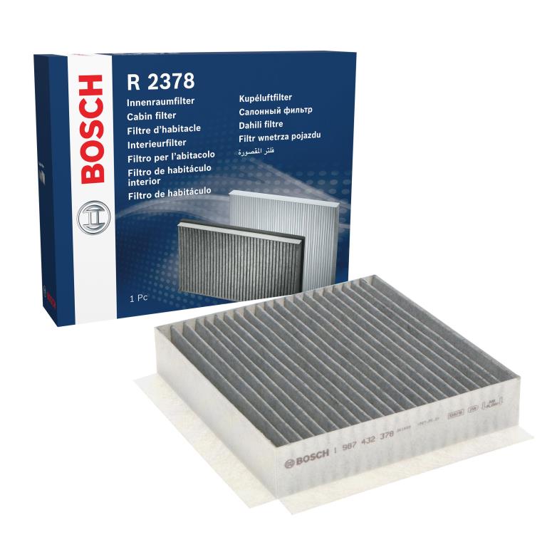 Filtre d'habitacle (Filtre à pollen) BOSCH R2378 - ref. 1 987 432 378