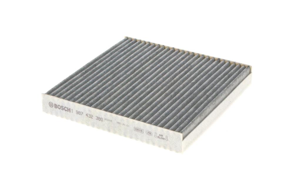 Filtre d'habitacle (Filtre à pollen) BOSCH R2380 - ref. 1 987 432 380