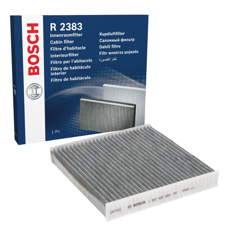 Filtre d'habitacle (Filtre à pollen) BOSCH R2383 - ref. 1 987 432 383