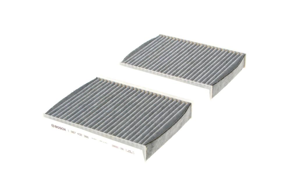 Filtre d'habitacle (Filtre à pollen) BOSCH R2386 - ref. 1 987 432 386