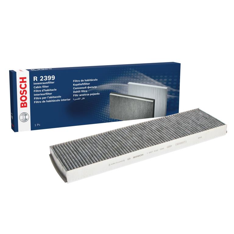 Filtre d'habitacle (Filtre à pollen) BOSCH R2399 - ref. 1 987 432 399