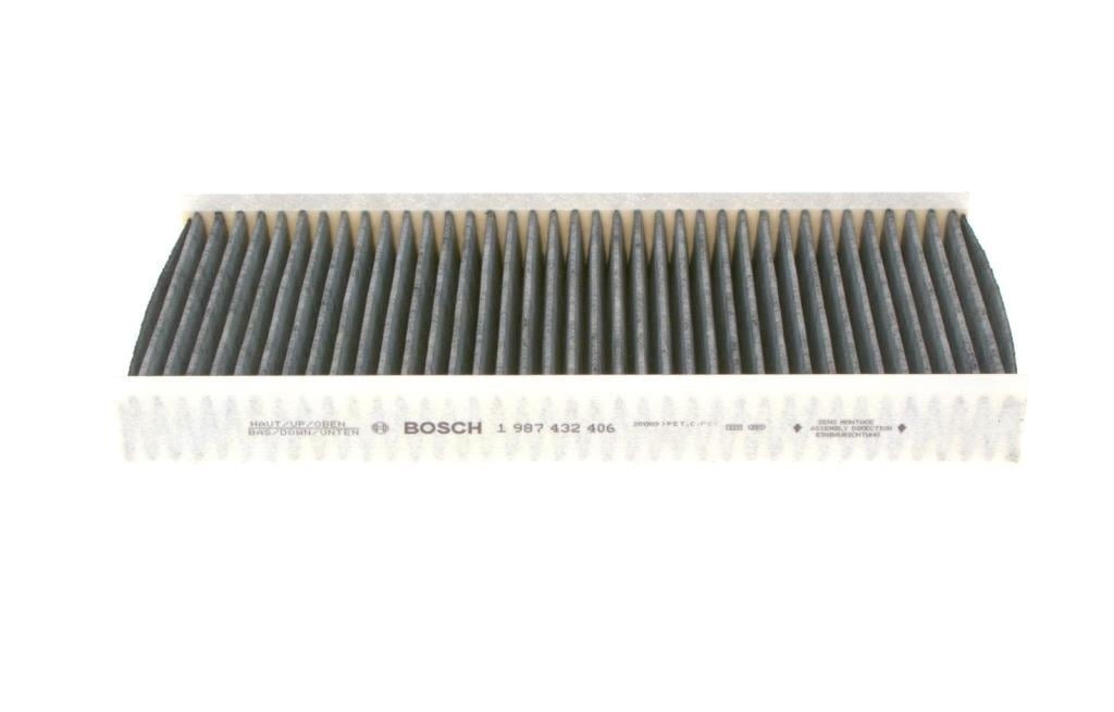 Filtre d'habitacle (Filtre à pollen) BOSCH R2406 - ref. 1 987 432 406