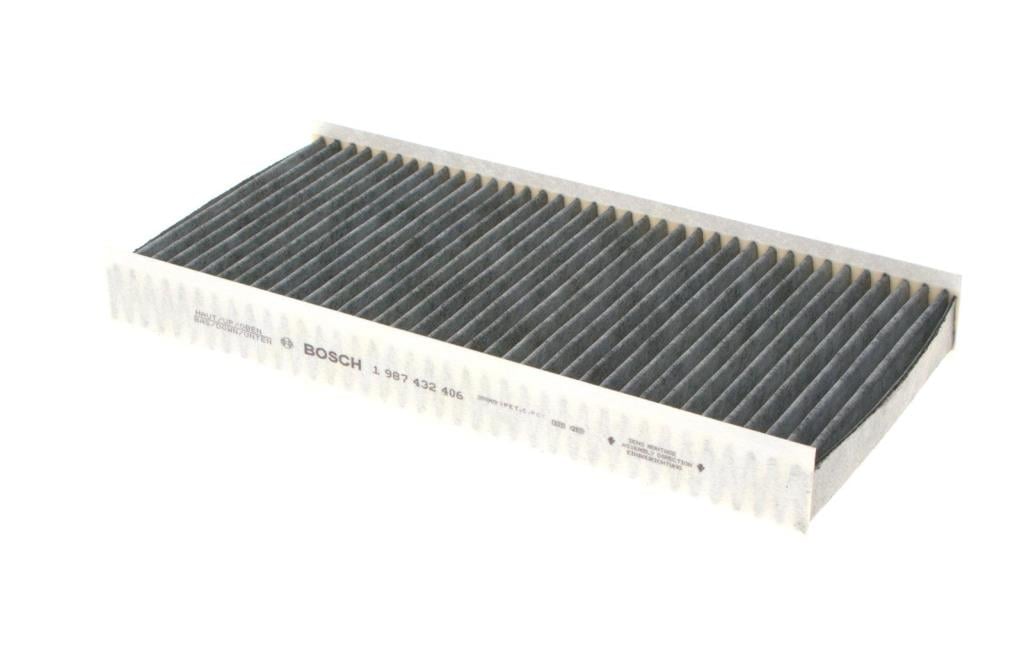 Filtre d'habitacle (Filtre à pollen) BOSCH R2406 - ref. 1 987 432 406