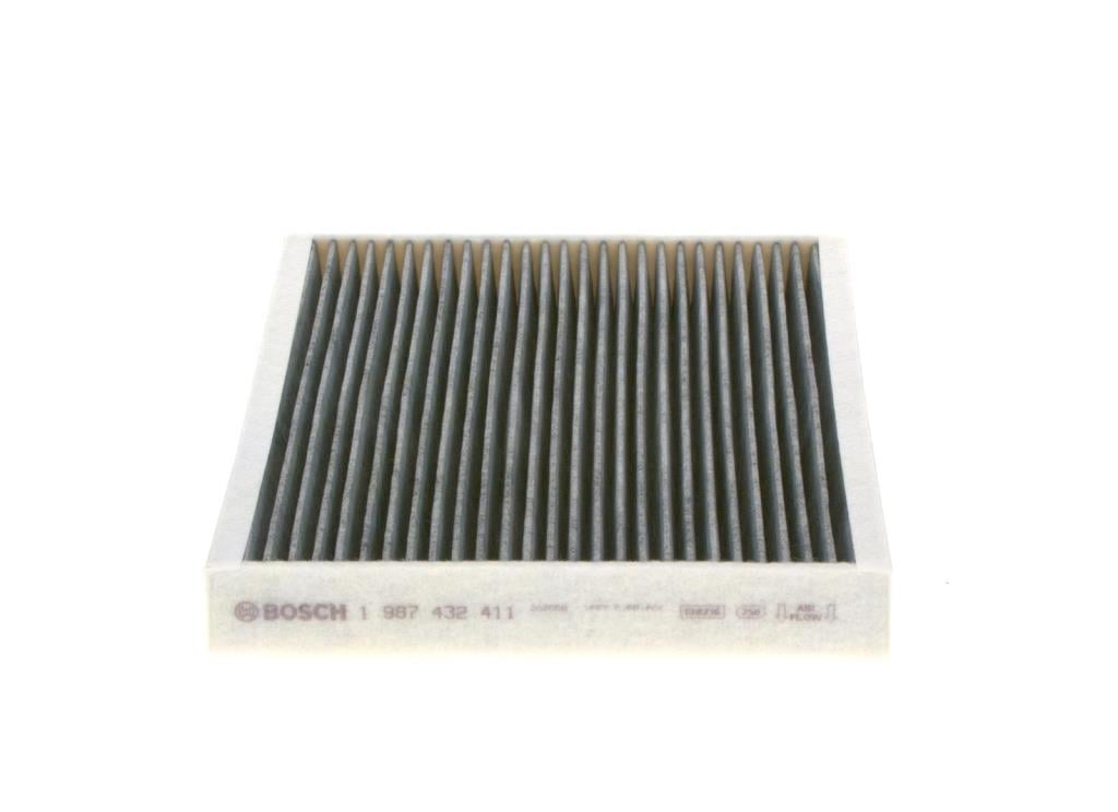 Filtre d'habitacle (Filtre à pollen) BOSCH R2411 - ref. 1 987 432 411