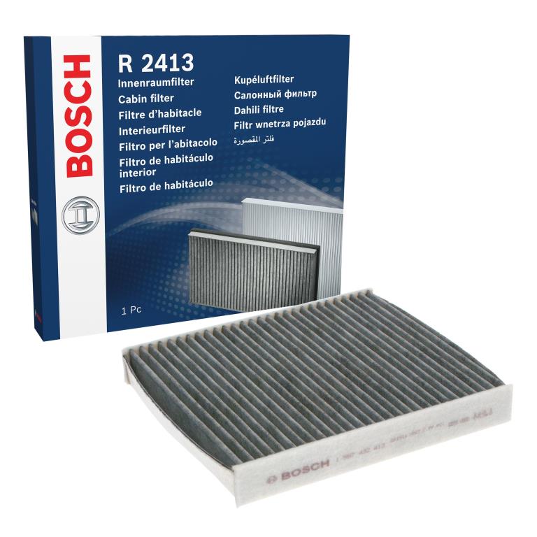 Filtre d'habitacle (Filtre à pollen) BOSCH R2413 - ref. 1 987 432 413