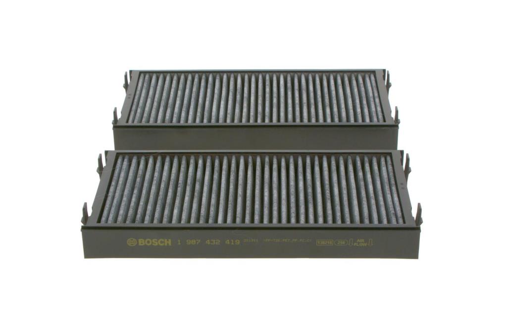 Filtre d'habitacle (Filtre à pollen) BOSCH R2419 - ref. 1 987 432 419
