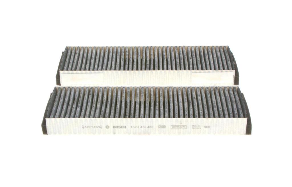 Filtre d'habitacle (Filtre à pollen) BOSCH R2422 - ref. 1 987 432 422