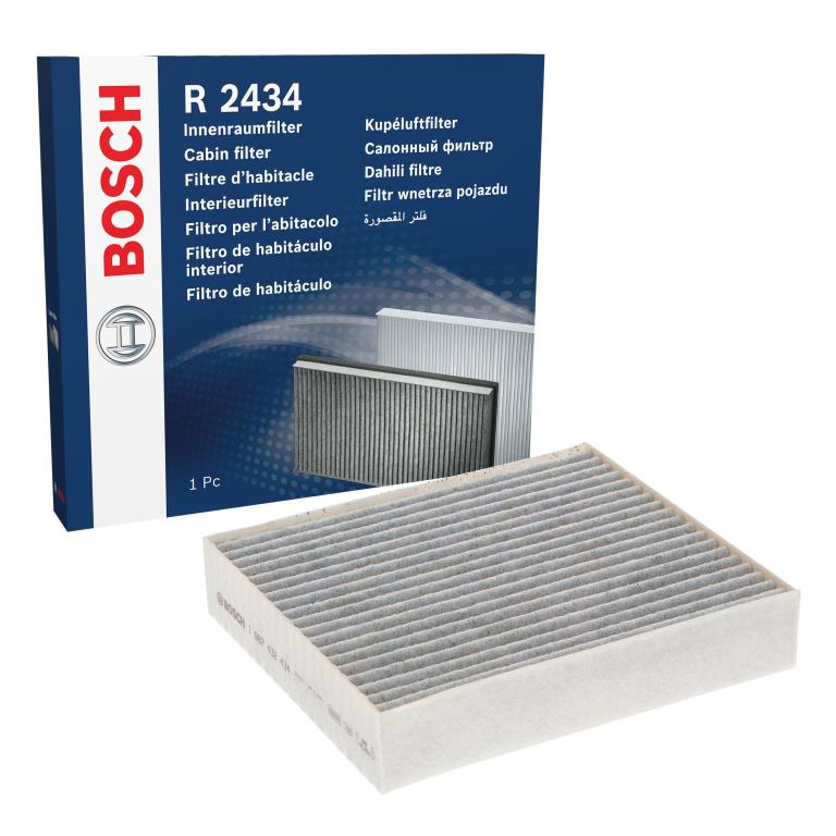 Filtre d'habitacle (Filtre à pollen) BOSCH R2434 - ref. 1 987 432 434