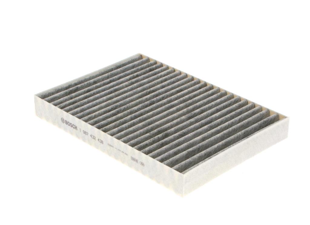 Filtre d'habitacle (Filtre à pollen) BOSCH R2438 - ref. 1 987 432 438