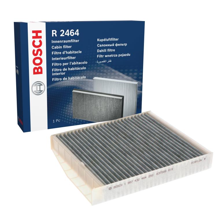 Filtre d'habitacle (Filtre à pollen) BOSCH R2464 - ref. 1 987 432 464