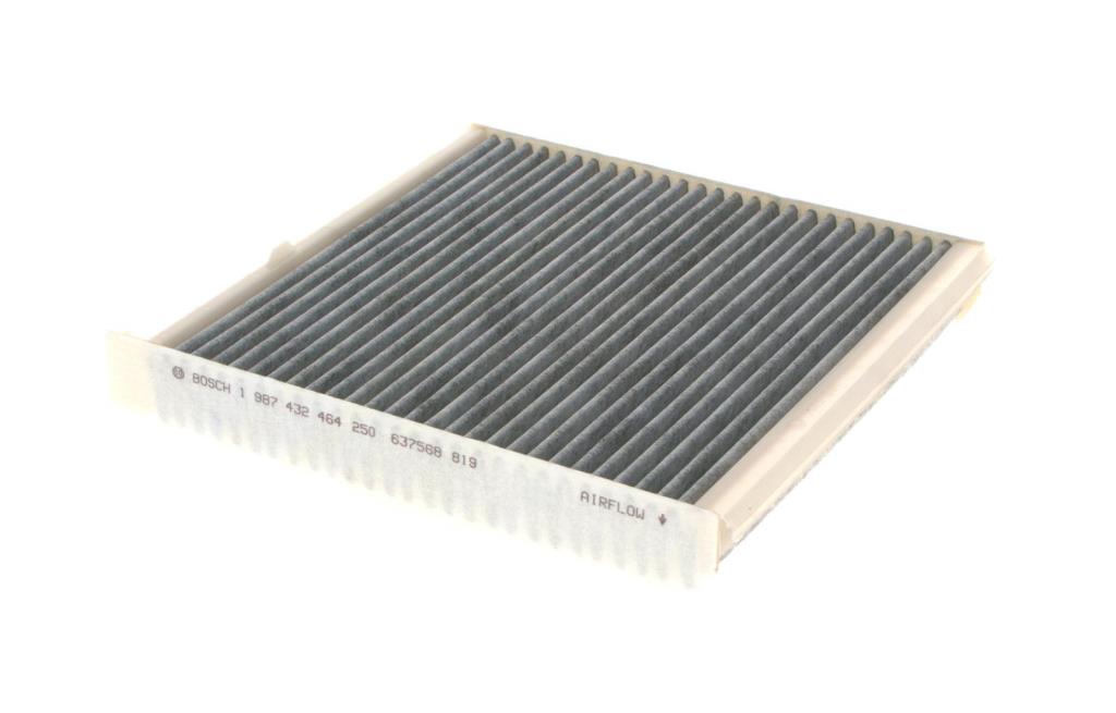 Filtre d'habitacle (Filtre à pollen) BOSCH R2464 - ref. 1 987 432 464
