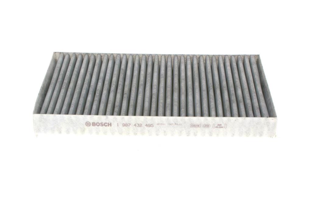 Filtre d'habitacle (Filtre à pollen) BOSCH R2495 - ref. 1 987 432 495