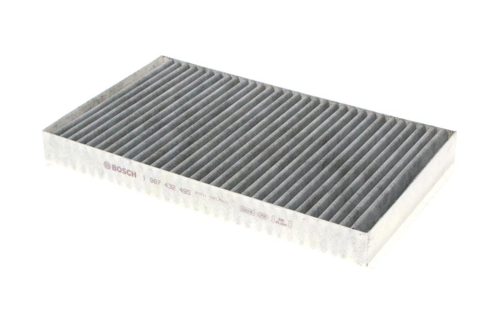Filtre d'habitacle (Filtre à pollen) BOSCH R2495 - ref. 1 987 432 495