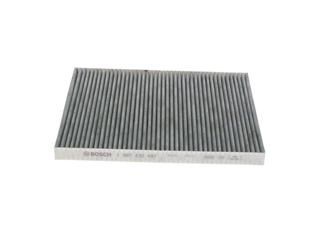 Filtre d'habitacle (Filtre à pollen) BOSCH R2497 - ref. 1 987 432 497