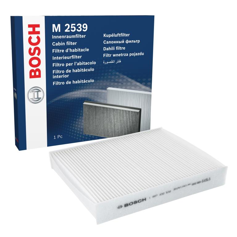 Filtro, aire habitáculo BOSCH M2539 - ref. 1 987 432 539