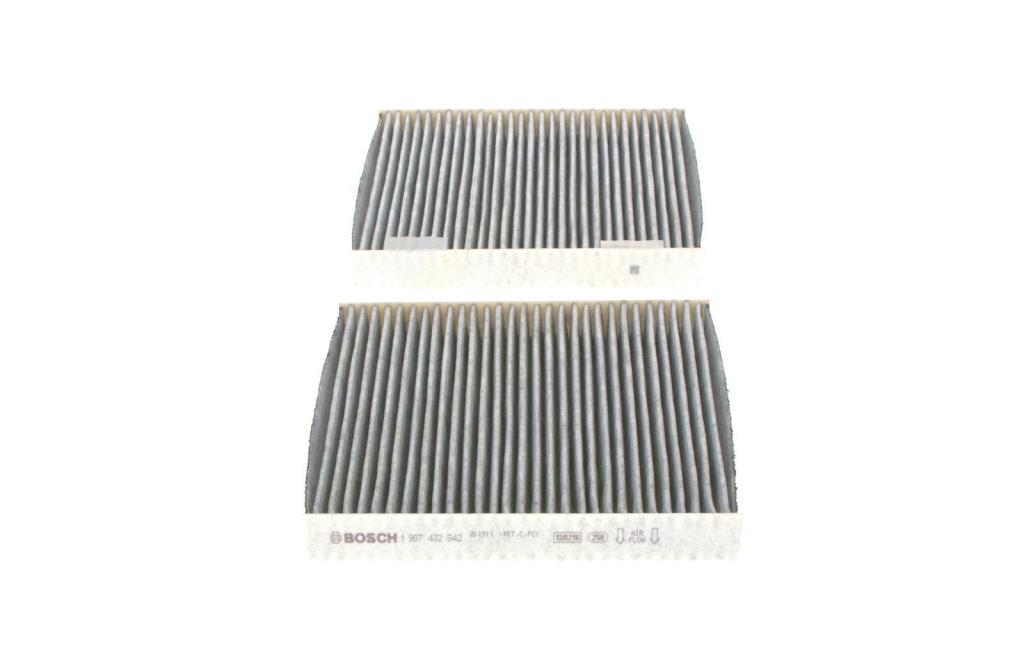 Filtre d'habitacle (Filtre à pollen) BOSCH R2542 - ref. 1 987 432 542