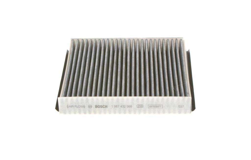 Filtre d'habitacle (Filtre à pollen) BOSCH R2568 - ref. 1 987 432 568