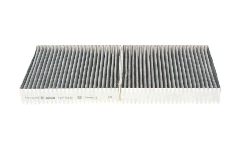Filtre d'habitacle (Filtre à pollen) BOSCH R2571 - ref. 1 987 432 571