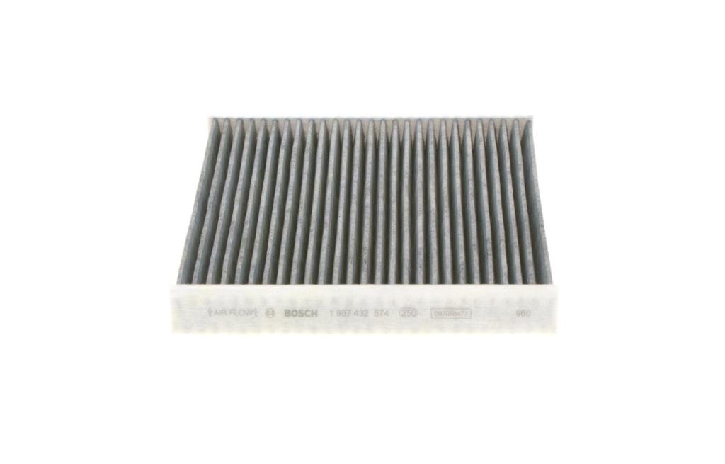 Filtre d'habitacle (Filtre à pollen) BOSCH R2574 - ref. 1 987 432 574
