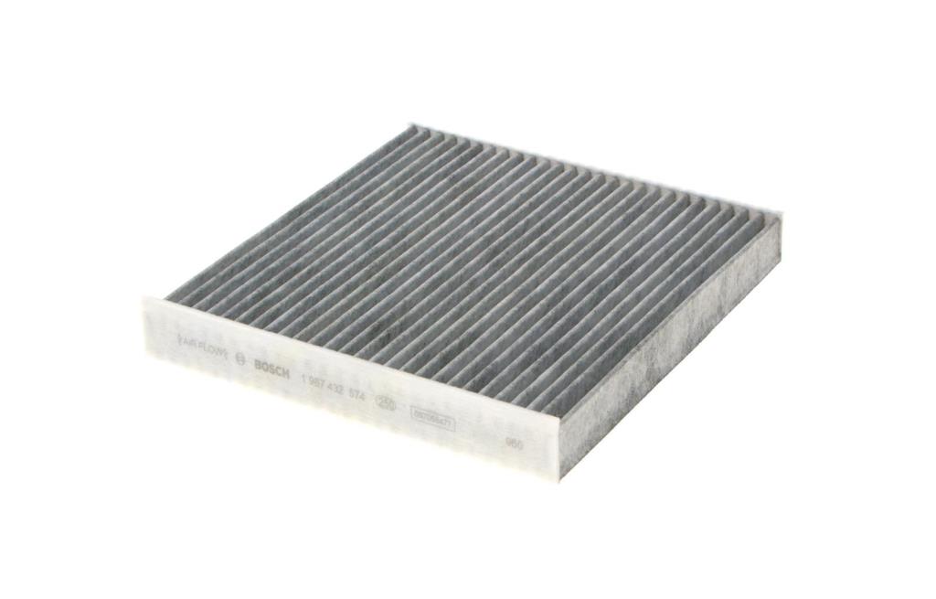 Filtre d'habitacle (Filtre à pollen) BOSCH R2574 - ref. 1 987 432 574