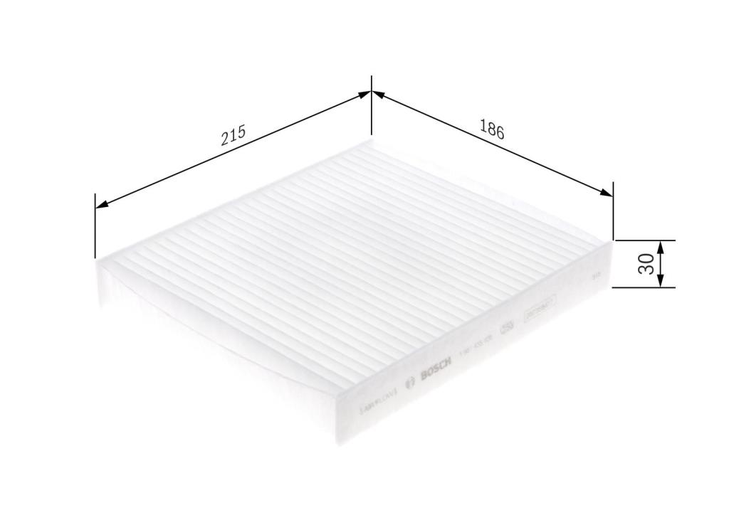 Filtro de habitáculo BOSCH M5108 - ref. 1 987 435 108