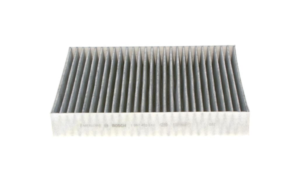 Filtre d'habitacle (Filtre à pollen) BOSCH R5512 - ref. 1 987 435 512