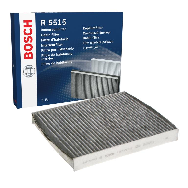 Filtre d'habitacle (Filtre à pollen) BOSCH R5515 - ref. 1 987 435 515