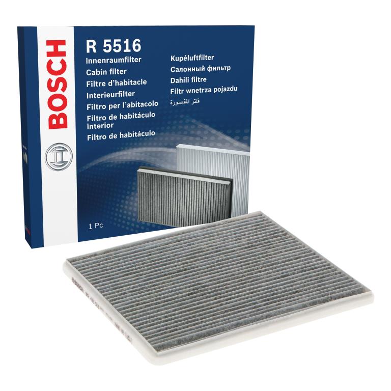 Filtre d'habitacle (Filtre à pollen) BOSCH R5516 - ref. 1 987 435 516