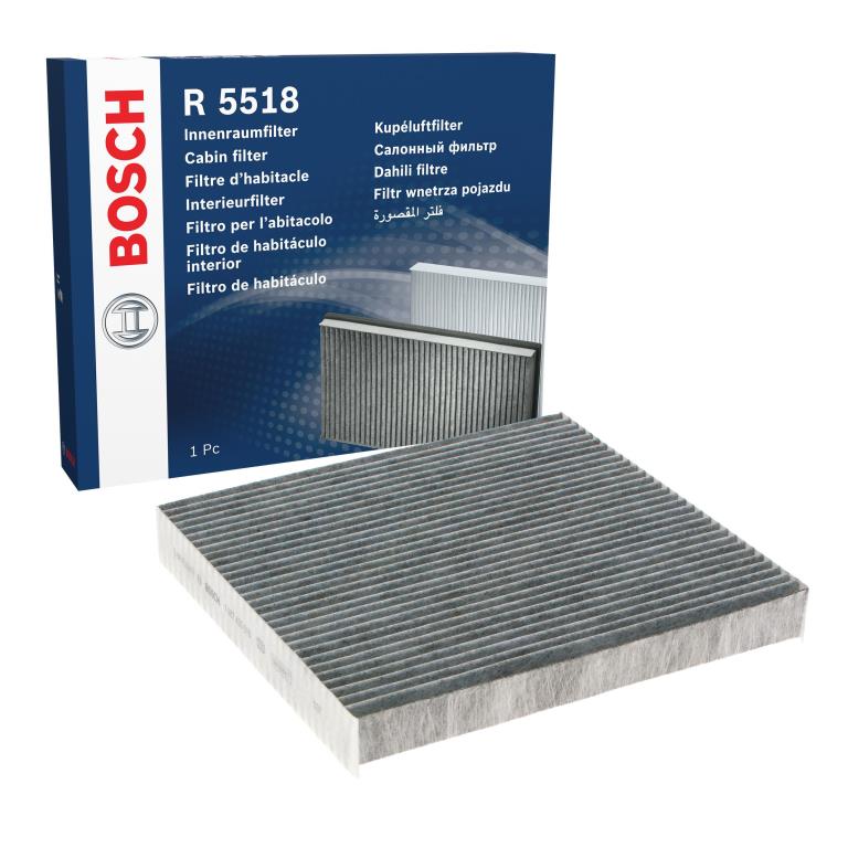 Filtre d'habitacle (Filtre à pollen) BOSCH R5518 - ref. 1 987 435 518