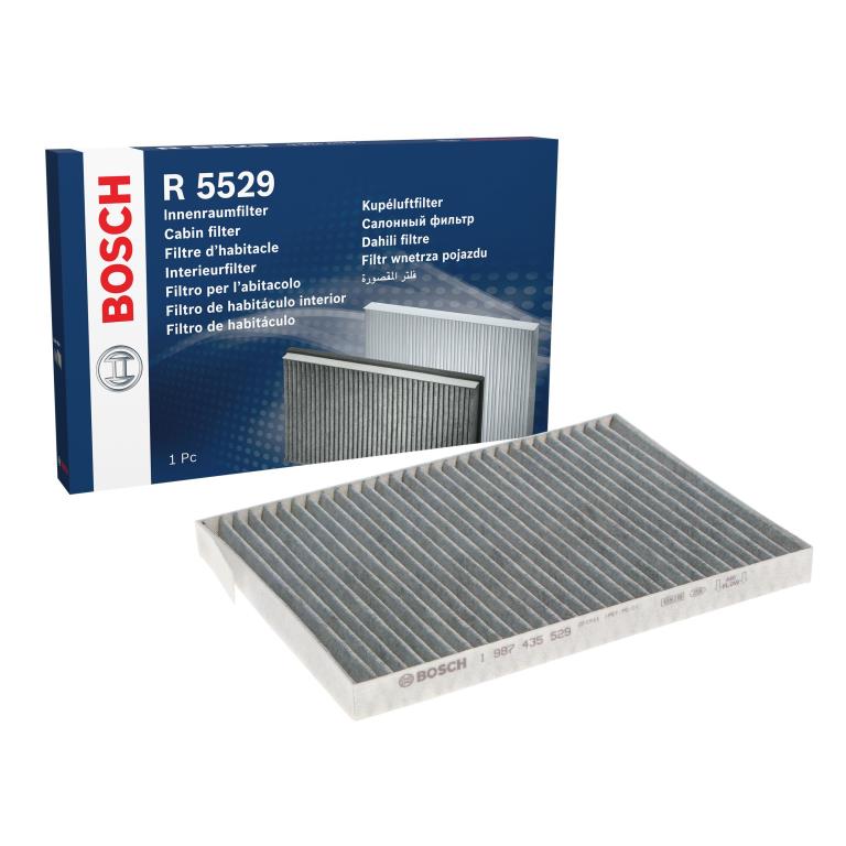 Filtre d'habitacle (Filtre à pollen) BOSCH R5529 - ref. 1 987 435 529