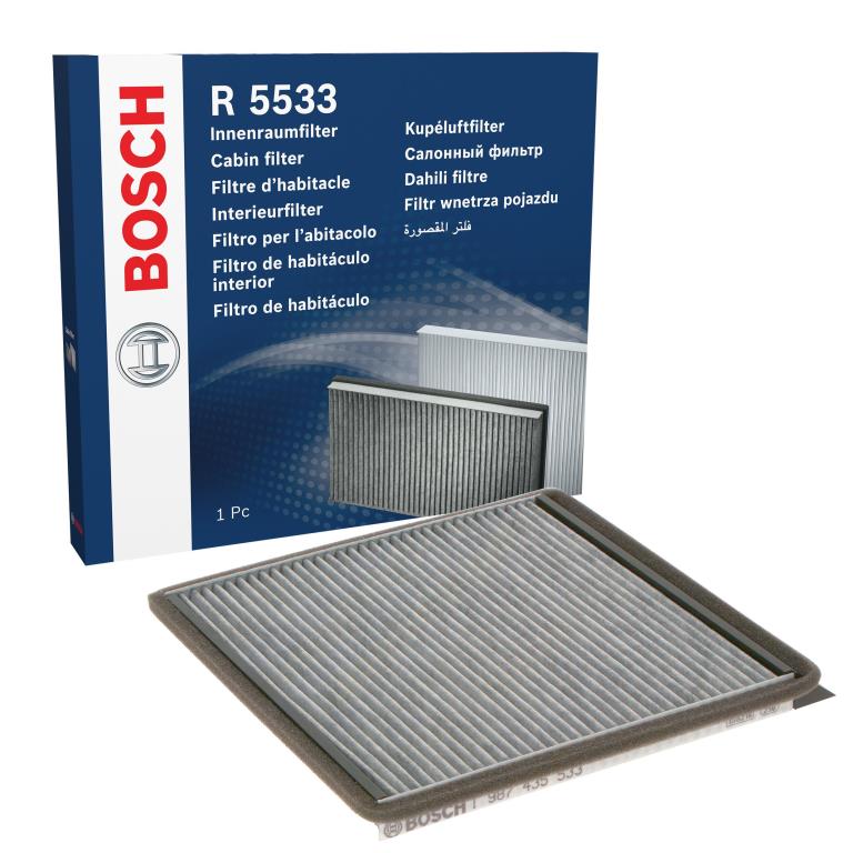 Filtre d'habitacle (Filtre à pollen) BOSCH R5533 - ref. 1 987 435 533