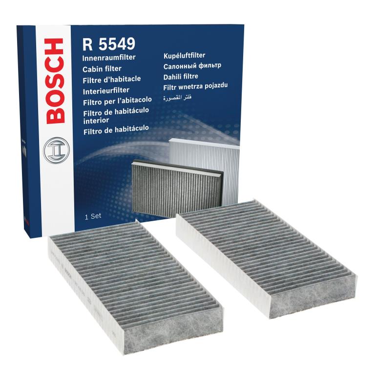 Filtre d'habitacle (Filtre à pollen) BOSCH R5549 - ref. 1 987 435 549