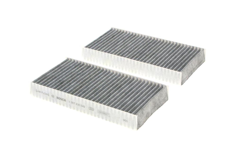 Filtre d'habitacle (Filtre à pollen) BOSCH R5549 - ref. 1 987 435 549