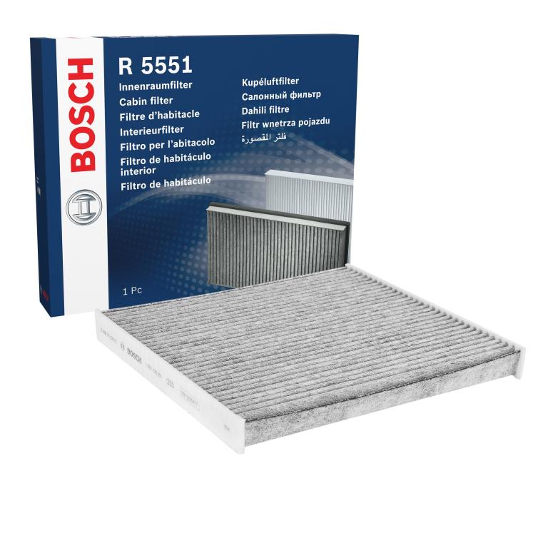 Filtro de habitáculo BOSCH R5551 - ref. 1 987 435 551