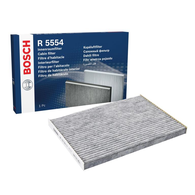 Filtre d'habitacle (Filtre à pollen) BOSCH R5554 - ref. 1 987 435 554