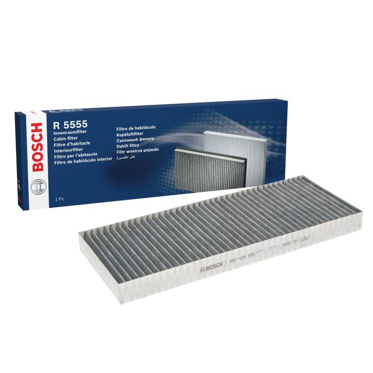 Filtre d'habitacle (Filtre à pollen) BOSCH R5555 - ref. 1 987 435 555