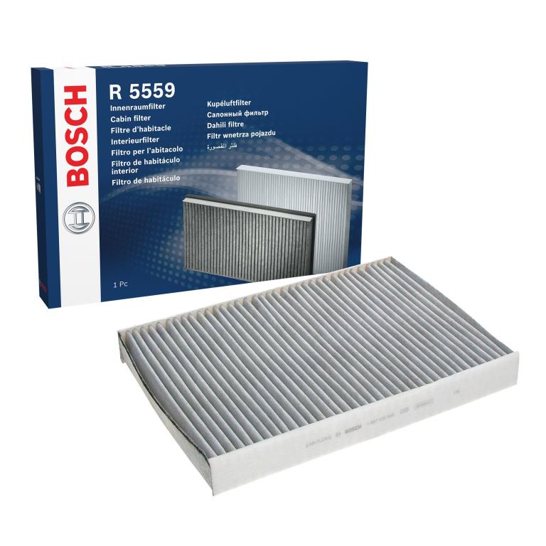 Filtre d'habitacle (Filtre à pollen) BOSCH R5559 - ref. 1 987 435 559