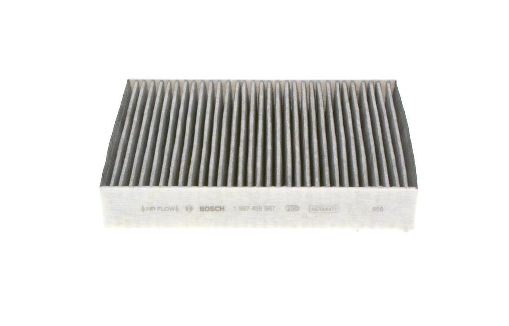 Filtre d'habitacle (Filtre à pollen) BOSCH R5567 - ref. 1 987 435 567