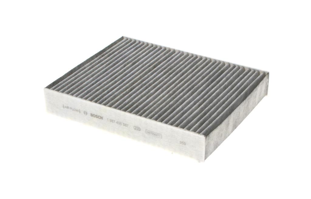 Filtre d'habitacle (Filtre à pollen) BOSCH R5567 - ref. 1 987 435 567